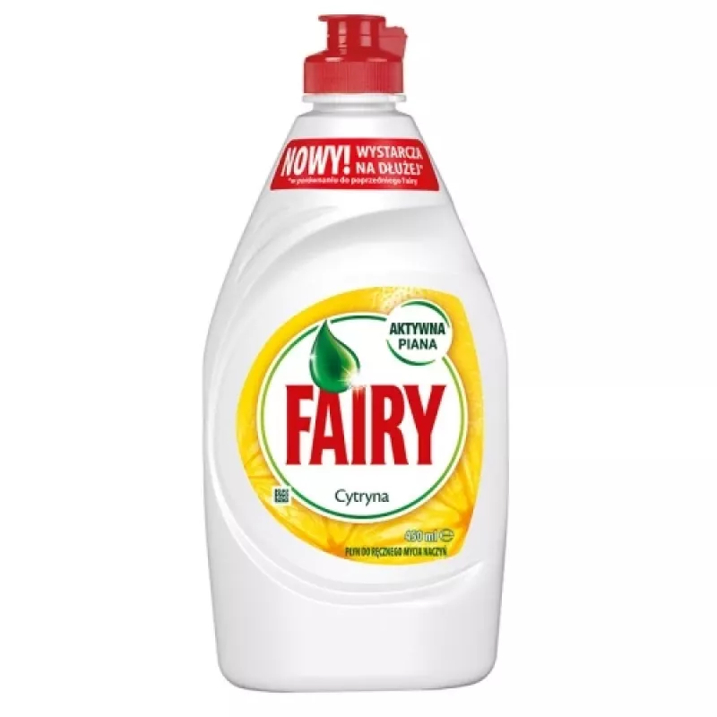 Fairy Lemon płyn do ręcznego mycia naczyń, 450 ml