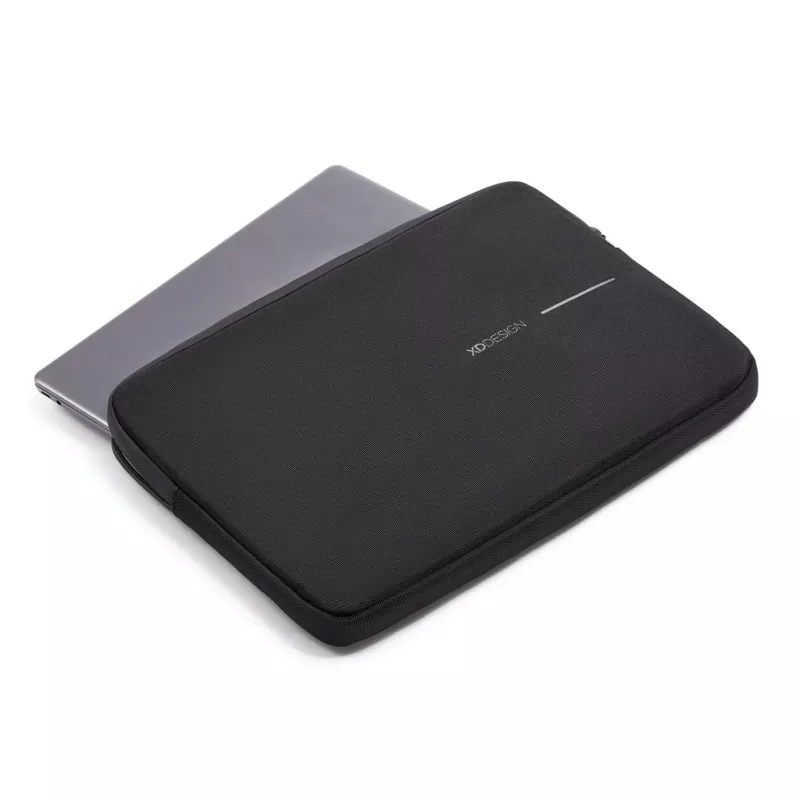Ochronny pokrowiec na laptopa XDDESIGN P706.201 — 14 cali (35,6 cm), czarny, zapinany na zamek