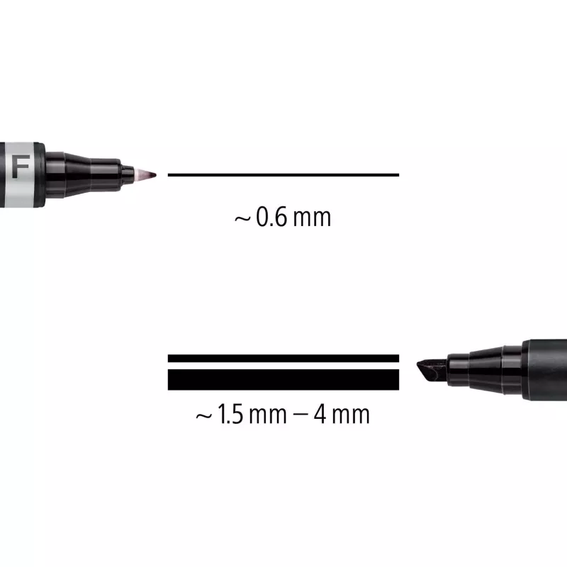 Marker permanentny Staedtler Lumocolor permanent duo 348 B czarny 1 szt.