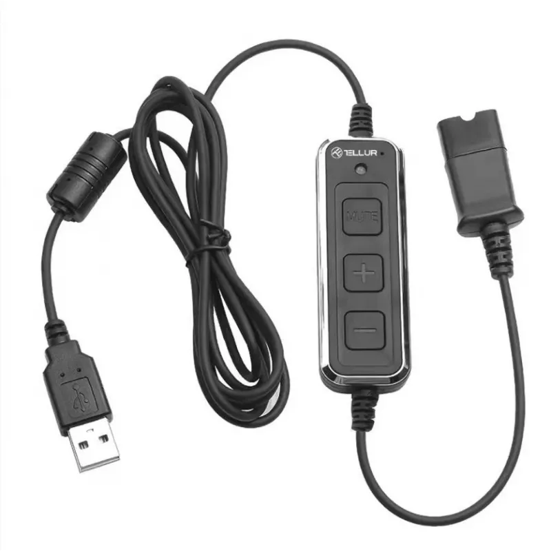 Słuchawki Tellur Voice 510N Monoaural USB Czarny