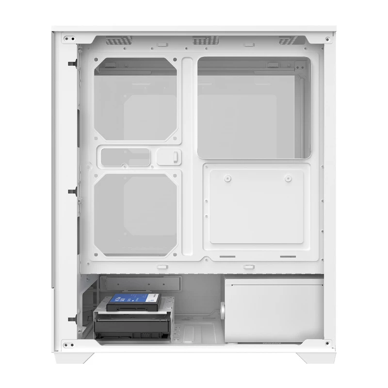 Obudowa komputerowa DarkFlash C365 (biała) kompatybilna z ATX/mATX/Mini-ITX