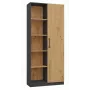 Górna część regału biurowego Topeshop RD-80 ANT/ART KPL, 10 półek, płyta wiórowa, 800×300×1820 mm