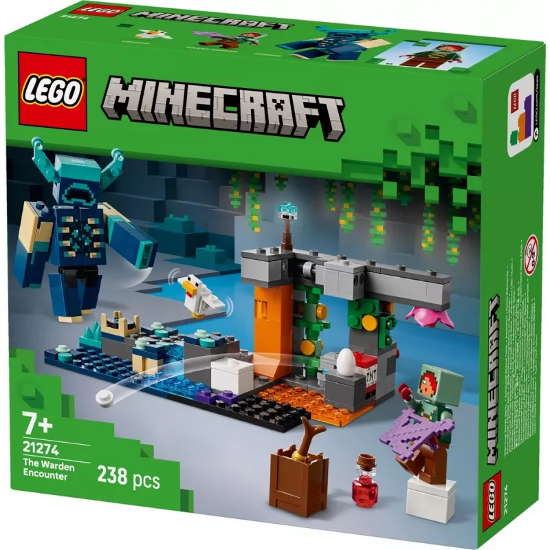 LEGO MINECRAFT 21274 Spotkanie ze strażnikiem