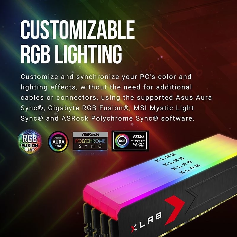 Pamięć RAM PNY XLR8 Gaming EPIC-X RGB 32GB (2x16GB) DDR5 6000MHz XLR8 Gaming EPIC-X RGB CL36