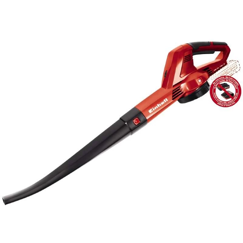 Einhell GE-CL 18 Li E - Solo bezprzewodowa dmuchawa do liści 210 km/h Czarny, Czerwony