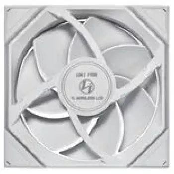 Wentylator obudowy Lian Li UNI FAN TL LCD Wireless ARGB PWM 140mm biały, model 14RTLLCD1W1W