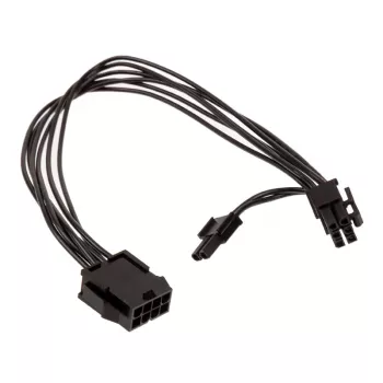Kabel zasilający Kolink PCIe 8-pin do ATX/EPS 8-pin 0,35 m czarny