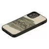 Etui na telefon Man and Wood do iPhone 12 mini — wzór biały byk