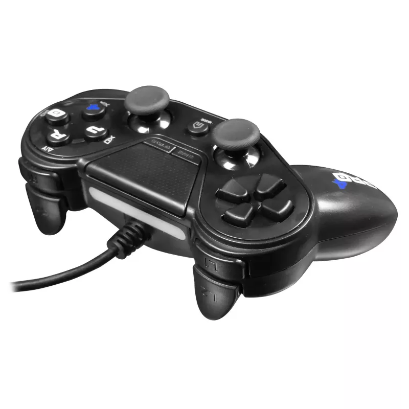 Przewodowy kontroler do gier SUBSONIC SA5417 do PS4, czarny
