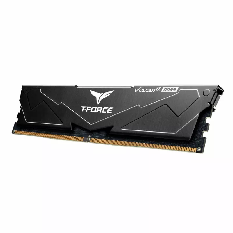 Team Group VULCAN FLABD516G6000HC3001, 16 GB, 1 x 16 GB, DDR5, 6000 MHz, 288-pin DIMM, Czarny