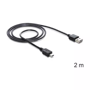 Kabel USB DeLOCK 85554 USB 2.0 2m USB A Mini-USB B Czarny