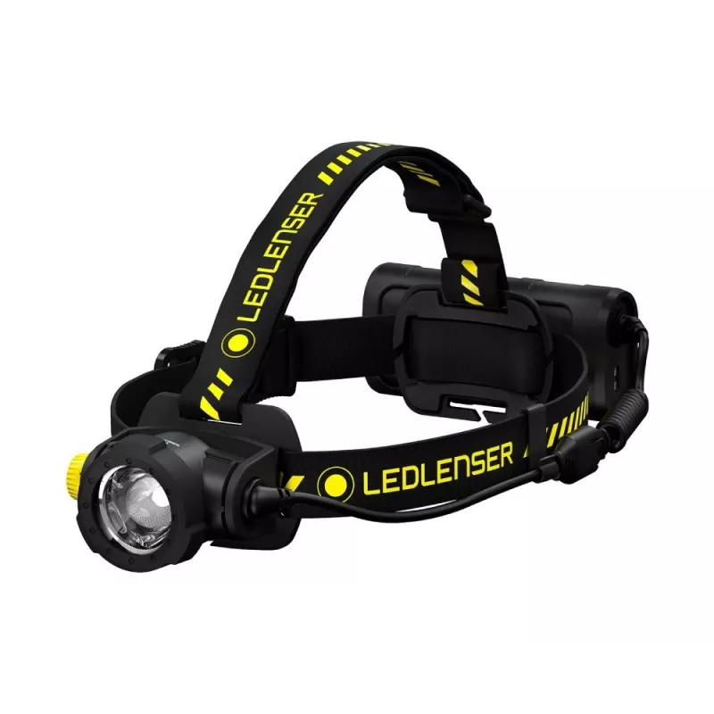 Latarka czołowa Led Lenser H15R Work czarno-żółta