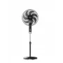 Wentylator stojący łopatkowy Midea FS40-23MT — 3 prędkości, timer 2 h, 50 W, 220–240 V, biały, wysokość 1300 mm