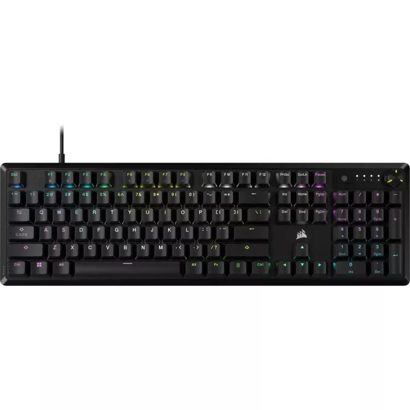 Klawiatura gamingowa Corsair K70 USB czarna mechaniczna pełnowymiarowa 104 klawisze