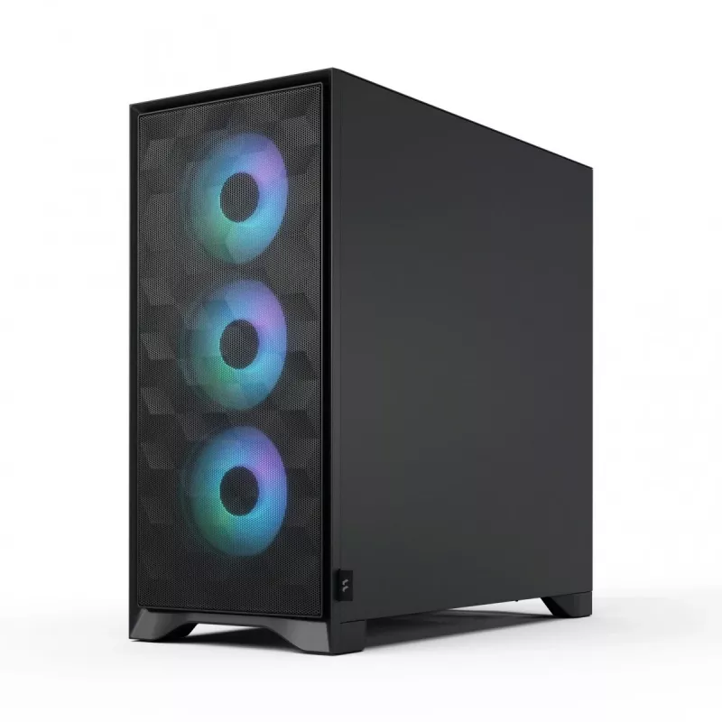Obudowa PC Fractal Design Pop 2 Air Czarny TG RGB Midi Tower — ATX/Micro‑ATX/Mini‑ITX, 3x120mm przód, 1x120mm tył, zatoki 2,5 cala+3,5 cala