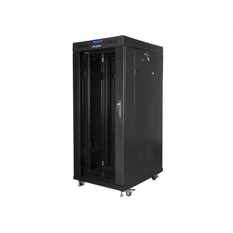 Wolnostojący stelaż Lanberg FF01-8822-12BL 22U Czarny 800 kg