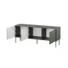 Cama RTV 3D TRESSE Szafka 150x40x55 matowy zielony