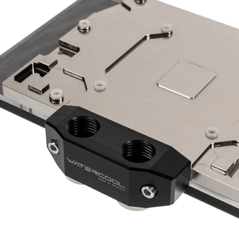 Watercool pełno-cover blok wodny GPU Heatkiller IV dla Radeon RX 5700 / XT, akryl + nikiel, RGB, czarny
