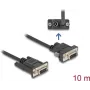 Kabel szeregowy DeLOCK 88240 10 m DB-9 Czarny