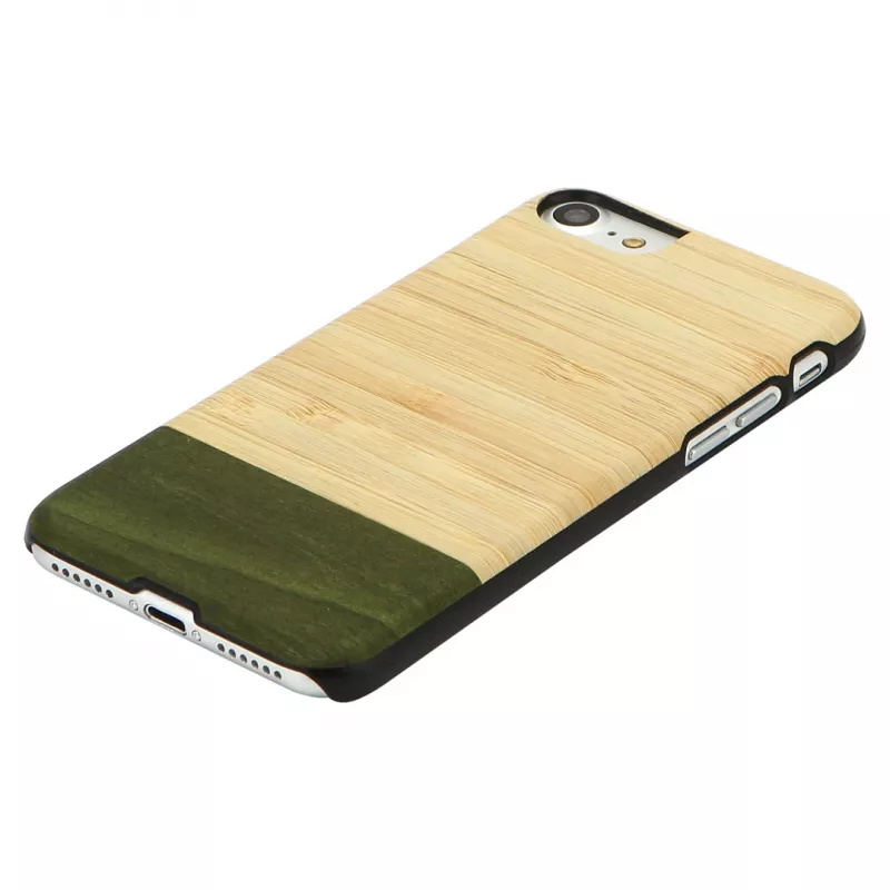 Etui na telefon man and wood do iPhone 7/8 — bambusowy las czarny