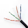 Kabel krosowy Ethernet QOLTEC CAT6 UTP, 50 m, czarny