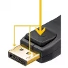 Kabel DisplayPort Goobay 74779 3 m Czarny G-Sync FreeSync