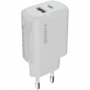 Ładowarka CANYON OnCharge 250 25W 1xPD 1xQC EU Biała