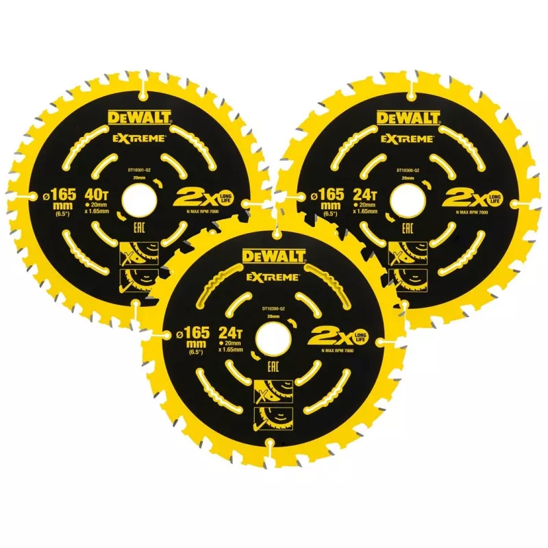 Piła tarczowa DeWALT DT10397-QZ 3 szt.