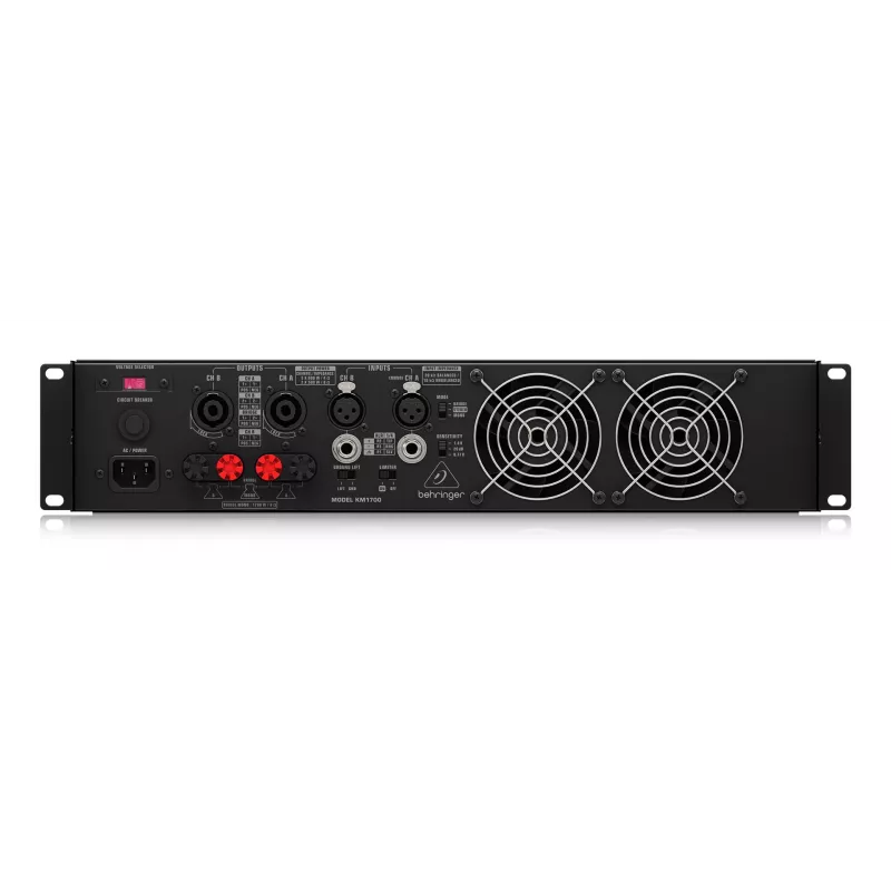 Behringer KM1700 wzmacniacz audio Scena/estrada Czarny