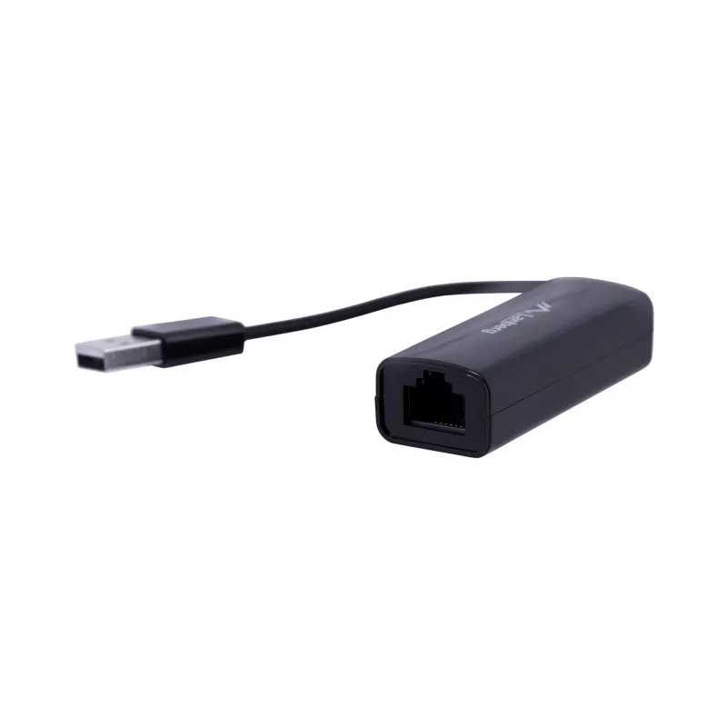 Karta sieciowa LANBERG NC-0100-01 USB 10 Gbit/s, hot-swap, kabel 0,15 m, czarna