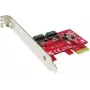 Wewnętrzna karta interfejsu SATA ROLINE 15062148 PCIe Low-profile 6 Gbit/s