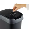 Waste bin Rotho Twist 50 L rectangular polypropylene, 50 L, 602×298×401 mm, Czarny
