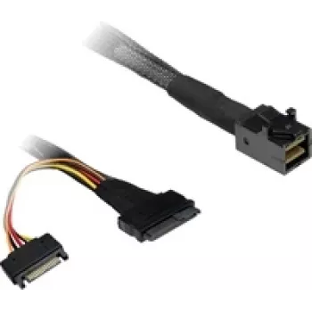 Kabel SFF Inter-Tech SFF-8643 SFF-8639 Czarny Kompaktowa konstrukcja