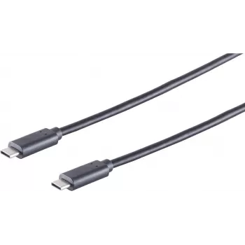 Kabel USB S/CONN 77140-2.0 USB 3.2 Gen 1 2m Czarny