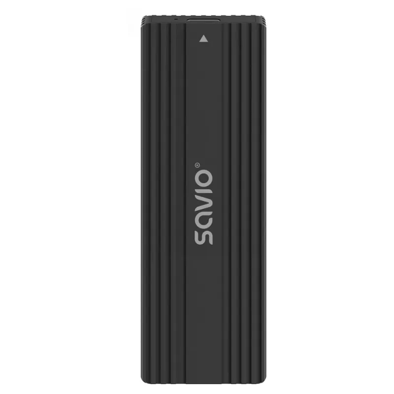 Obudowa SSD SAVIO AK-84 Czarna dla dysków M.2, USB 10 Gbit/s (Type-A / Type-C), aluminium + ABS