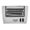 Adler | Grzejnik | AD 7709 | Grzejnik halogenowy | 800 W | Liczba poziomów mocy 2 | Biały