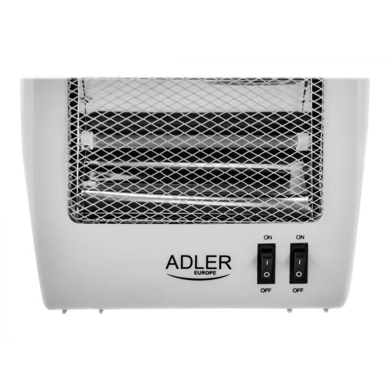 Adler | Grzejnik | AD 7709 | Grzejnik halogenowy | 800 W | Liczba poziomów mocy 2 | Biały