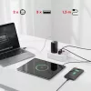Listwa zasilająca MACLEAN MCE387 W — 2 gniazda, 3×USB A, 110–240V, 2500W, kabel 1,5 m, biała
