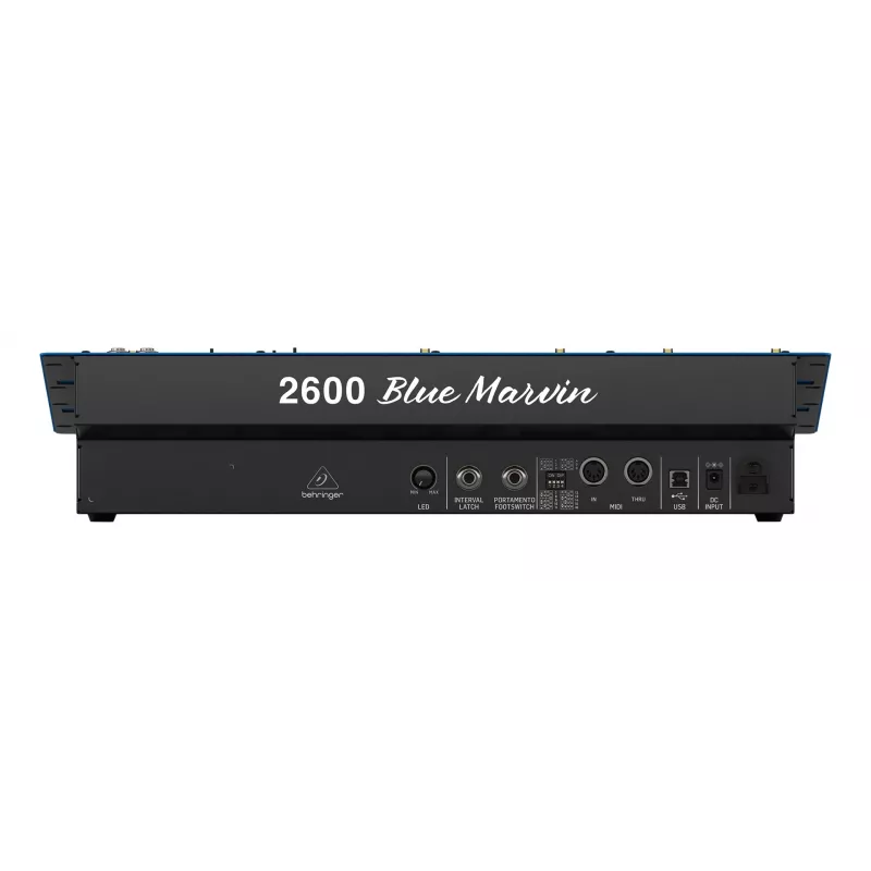 Syntezator analogowy Behringer 2600 niebieski MARVIN 37-klawiszowy półmodułowy