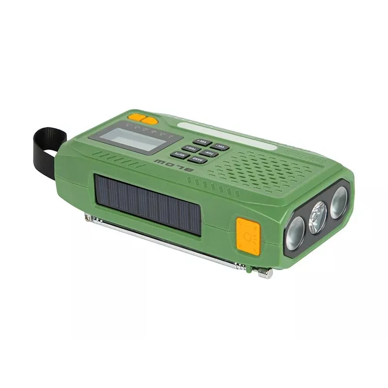 Przenośne radio solarne AM/FM BLOW RA13 77-551# — lekkie, ładowanie słoneczne bez baterii