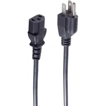 Kabel zasilający ShiverPeaks BSUS60006 1,8 m Czarny