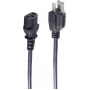 Kabel zasilający ShiverPeaks BSUS60006 1,8 m Czarny