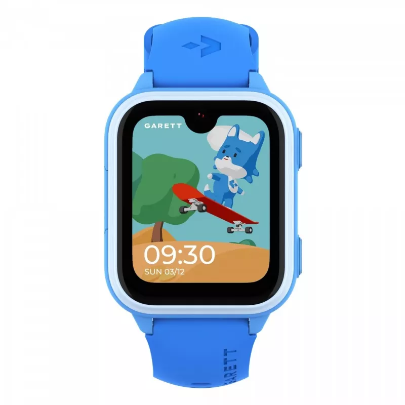 Smartwatch Garett Kids Vibe Ai 4G niebieski — śledzenie GPS, wodoodporny