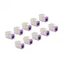 DeLOCK 88121 moduł keystone płaski fioletowy RJ-45 10 szt.