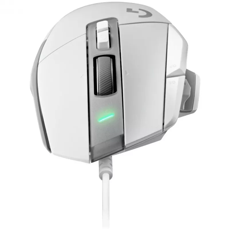 Zestaw myszy gamingowej Logitech G G502 X z twardą podkładką pod mysz G240 — Praworęczna, Optyczna 25600 DPI, USB Typ-A, 13 Przycisków, Biała