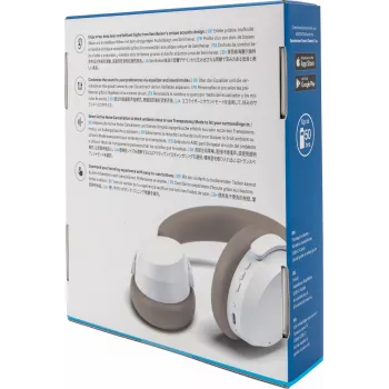 Słuchawki Sennheiser ACCENTUM Wireless — Bluetooth 5.2 Klasa 1, bateria 50 h, 0,8 Ah, białe, wokółuszne, wbudowany mikrofon