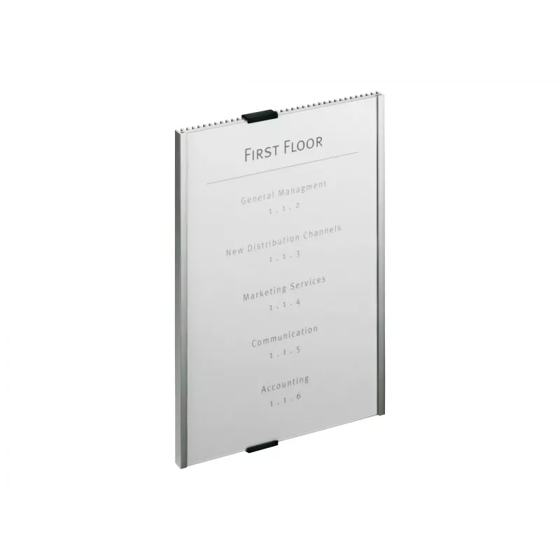 Durable Info Sign Acrylic Aluminium srebrny 4806-23