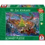 Puzzle Schmidt Spiele Zac Kinkade Santa's North Pole — 1000 elementów