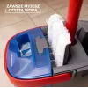 Mop VILEDA Microfibre 1200 ml na mokro, obrotowa głowica 360°, drążek 140,5 cm, zdejmowana głowica do prania w pralce