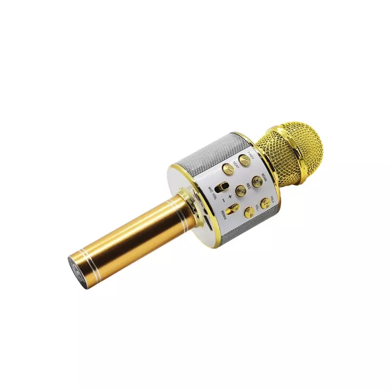 Mikrofon MANTA MIC10-G Gold kardioidalny przenośny — kardioidalny pojemnościowy, ręczny